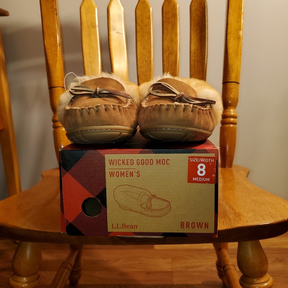 Womens LL Bean Wicked Good Moc